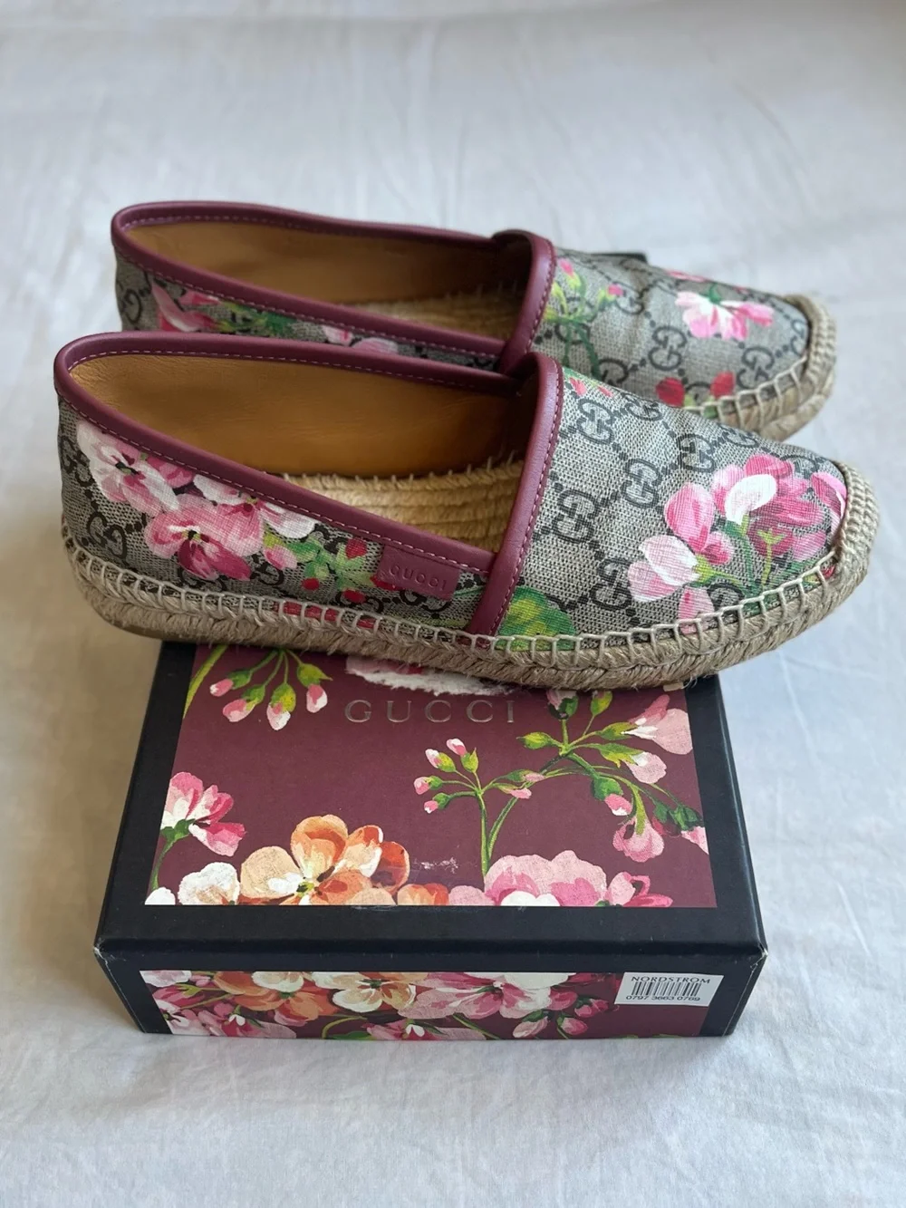 gucci floral espadrilles